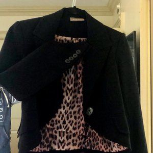 Kenar Cropped Black Blazer Size 4